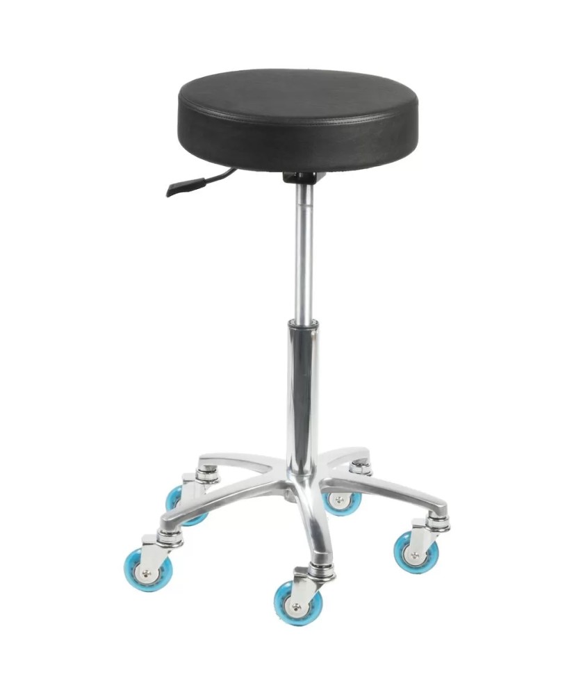 Tabouret Coupe Roma Noir Pompe Lift Gaz