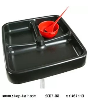 Table Extra Boy Noire 1 Plateau Avec Separ