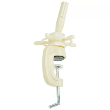 Etau de fixation blanc têtes d'étude