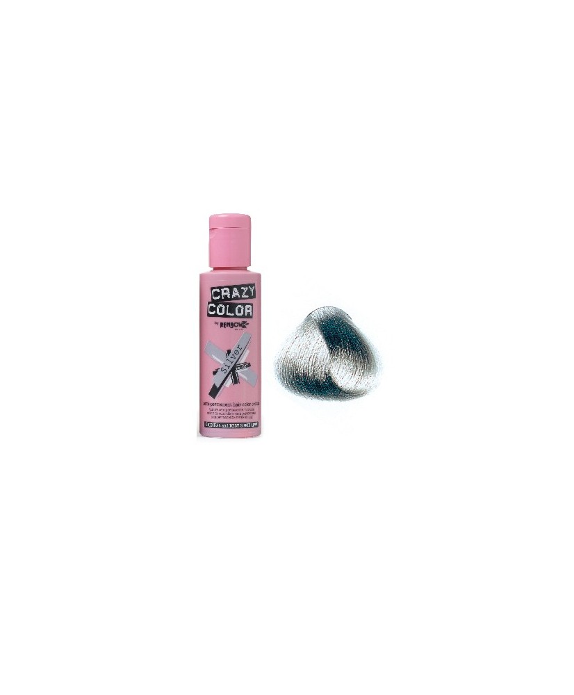 Coloration Crazy Color Silver Argent (100ml)