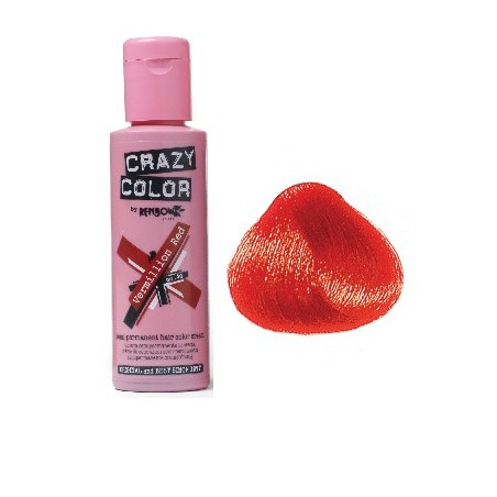 Coloration Crazy Color Vermillon Red 100ml