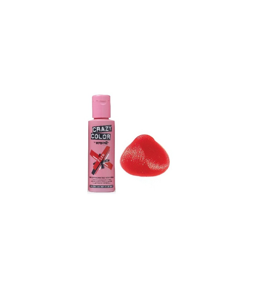 Coloration Crazy Color Fire (Rouge) (100ml)