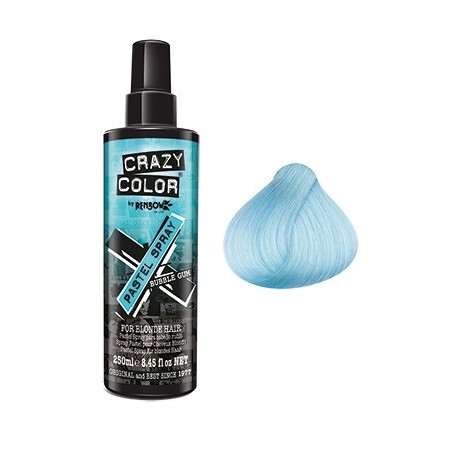 CRAZY COLOR Spray Réactiv BUBBLEGUM  BLEU 250ml