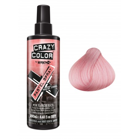 CRAZY COLOR Spray Réactiv Peachy Coral 250ml