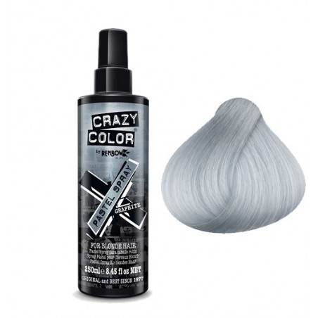 CRAZY COLOR Spray Réactiv Graphite Pastel 250ml