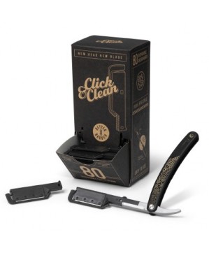 Rasoir CLICK & CLEAN Kit 1 RAS + 80 LAMES