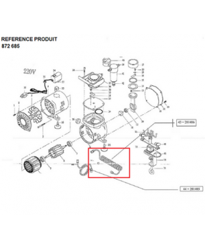 PDCOMPRESSOR 872685 TUYEAU SPIRAL