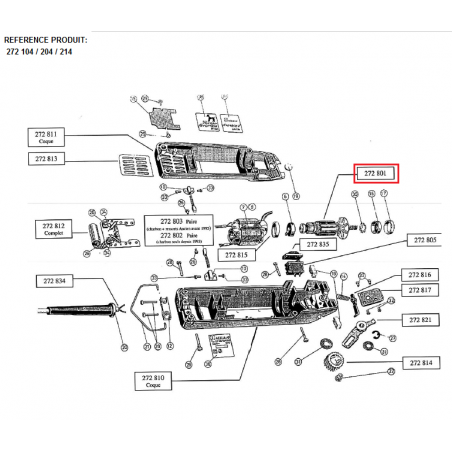 PDAESC FAVORITA INDUIT DE MOTEUR