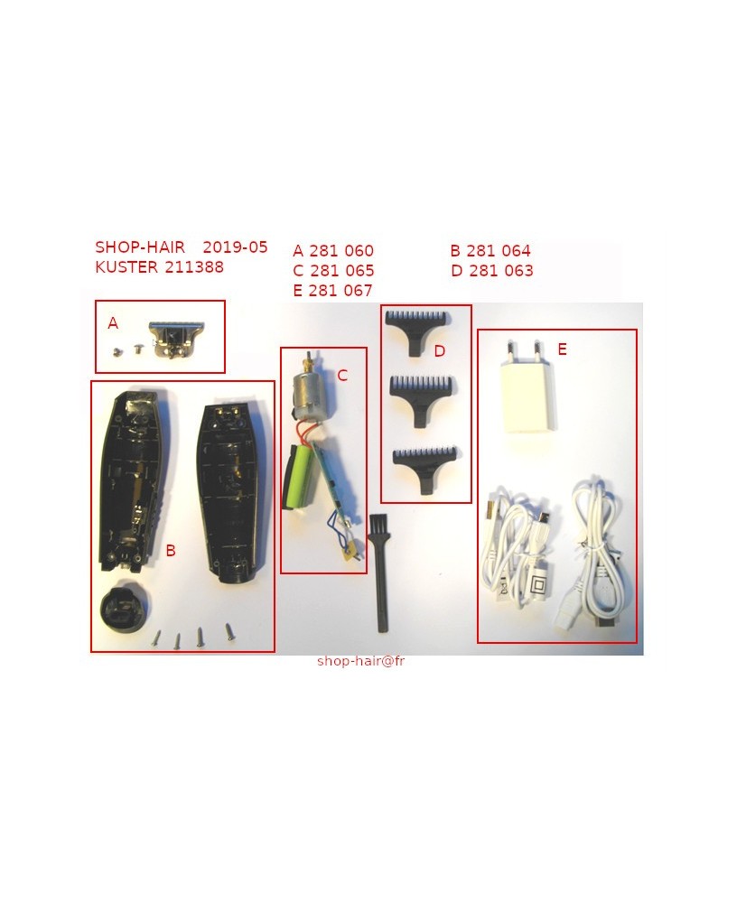 PDKUSTER Transfo+2 cordon prise USB+  MW155-211388