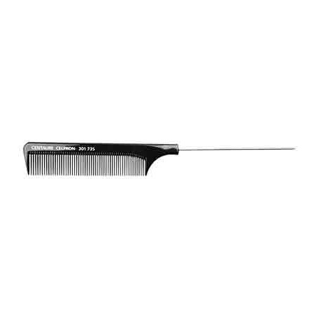 Peigne à Queue Métalique ABS Noir (23,2cm) - CENT.
