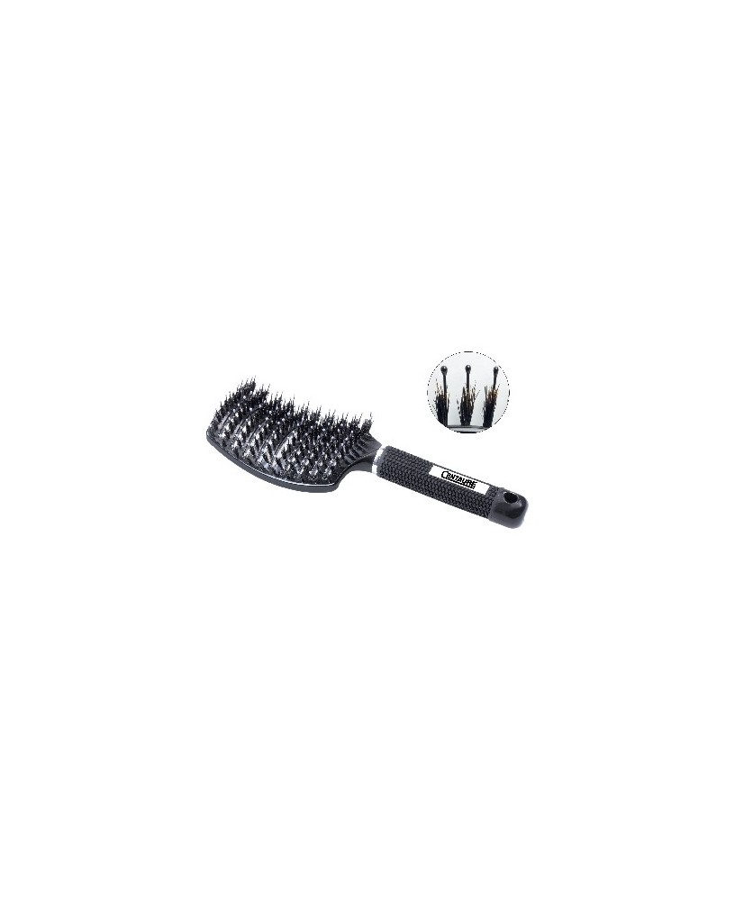 Brosse Brazilin.Lissante Incurvée MIXTE11RgsPerlés