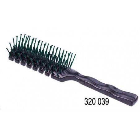 Brosse Afro perlée (noir) - Mezzo Professionnel