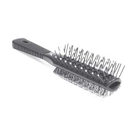Brosse Duo-Face 2x9  Perlet Nyl Perlée Manche Ruby