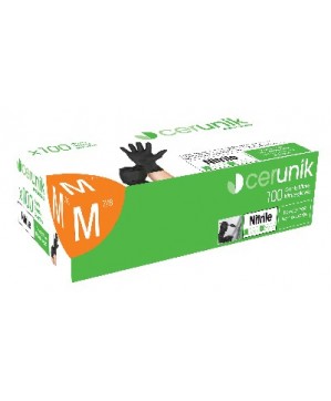 Gant Nitril Cerunik X100 Medium 7/8 NOIRS