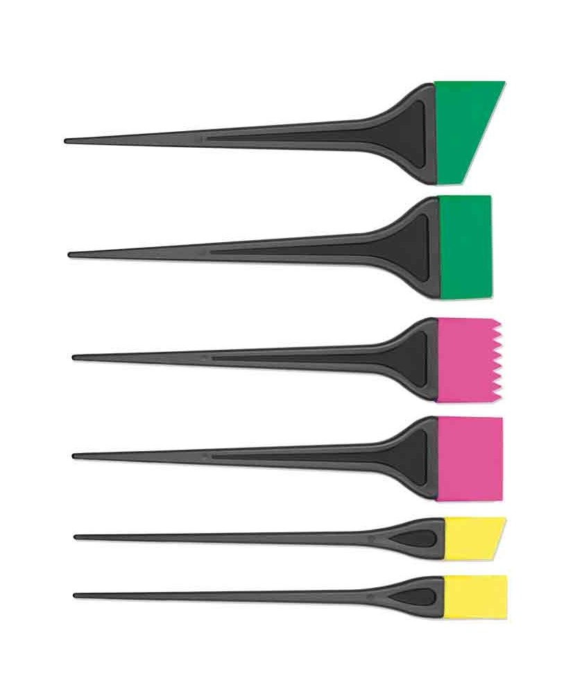 Pinceau Technique Silicone Kit 6Pcs Pm+Mm+Gm