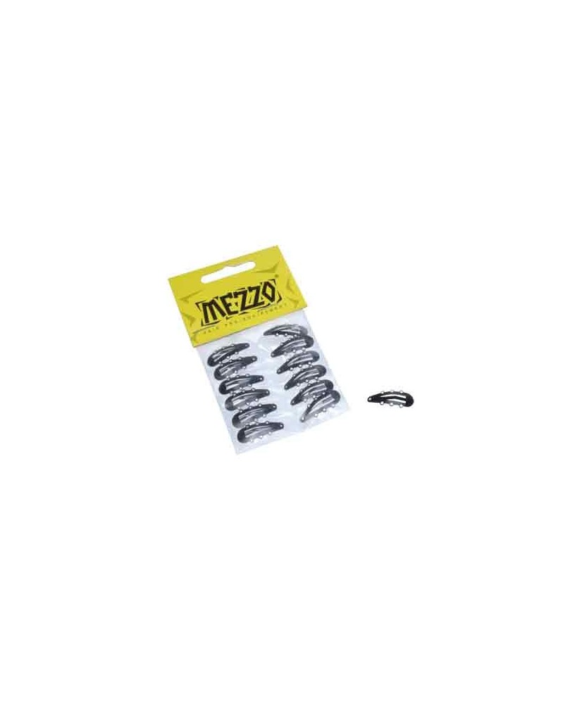 Pince Miniclip Postiche Pm x12 Noire 24mm