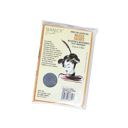 Filet Nancy Maillex12 Gris  Coiffure