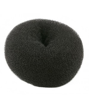 Crepon à chignon pouf - Noir - 14x6cm