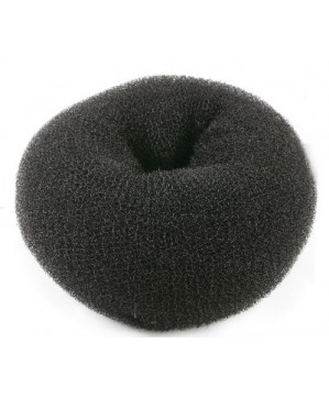 Crepon à chignon pouf - Noir - 17x8cm