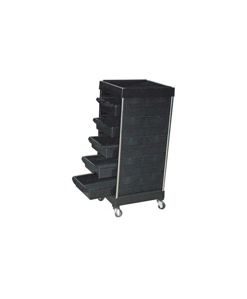 Table Protek-Trolley Noire 5 Tir.Integral-Beauty