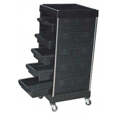 Table Protek-Trolley Noire 5 Tir.Integral-Beauty