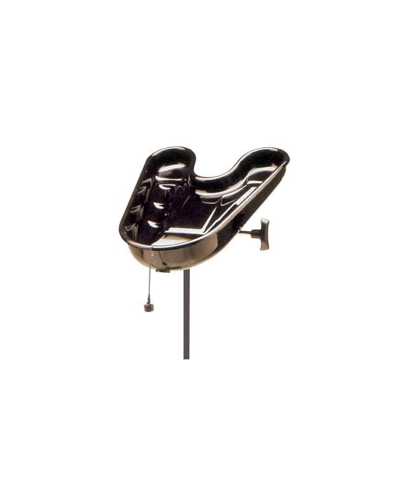 Lave Tête Lyne Noir avec tige pour fauteuil