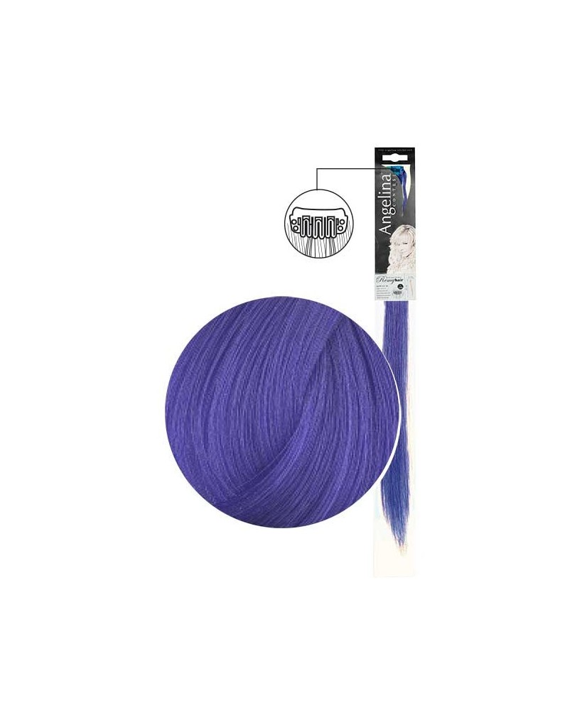 Mèche Ag-Ct Remyhair Clip Bleu       3X45Cmx1