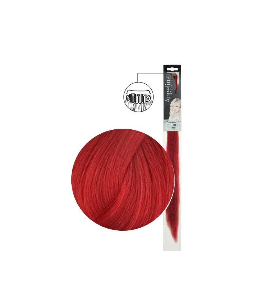 Mèche Ag-Ct Remyhair Clip Rouge    3Cm 45Cmx1