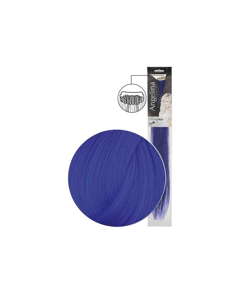 Mèche Ag-Ct Remyhair 2 Clips Bleu     7X45Cm X1