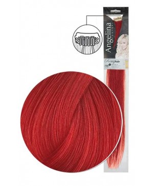 Mèche Ag-Ct Remyhair 2 Clips Rouge    7X45Cm X1