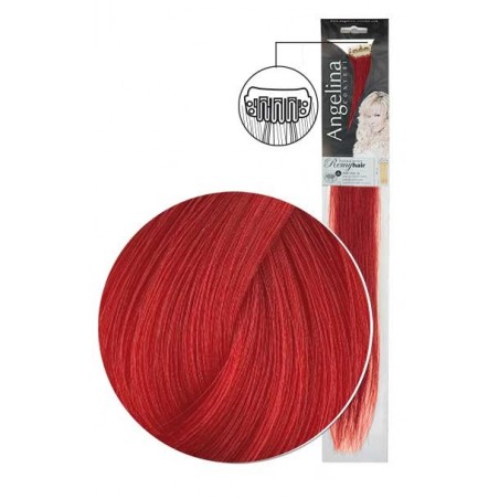 Mèche Ag-Ct Remyhair 2 Clips Rouge    7X45Cm X1