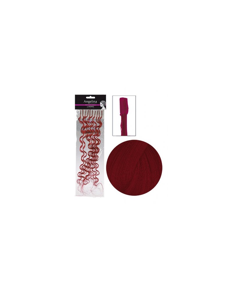 Mèches Naturelles Ringx10 Wavy 19 Rouge