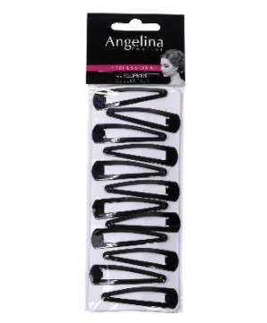 Barrettes Dany Noires x12 (50/14mm) - ANGELINA C