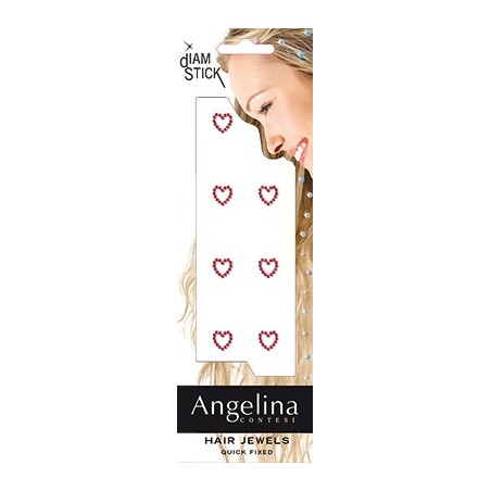 Ornements de coiffure 8 Love Rouge (2mm)