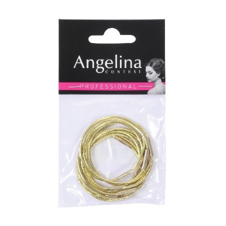 Elastique Gaine Or Ponytails x10 (45mm) ANGELINA C