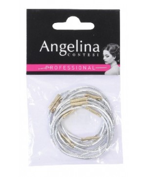 Elastique Gaine Argent Ponytail x10 (45mm)