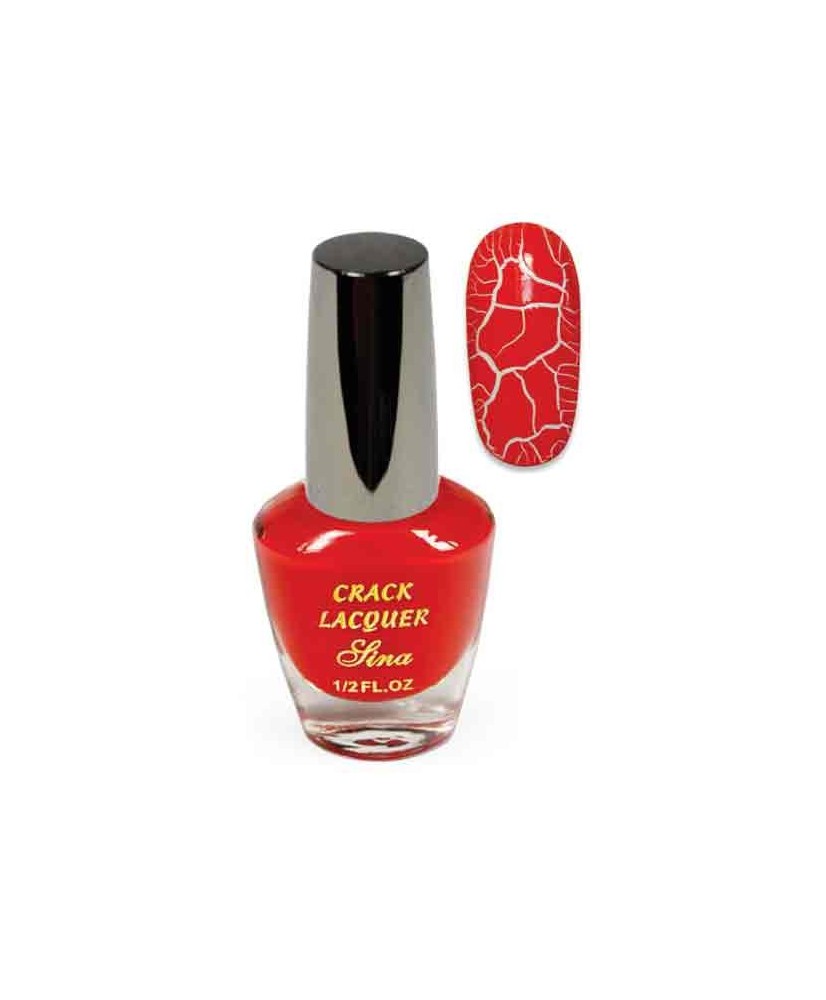 Vernis Crak Rouge (14ml) - SINA