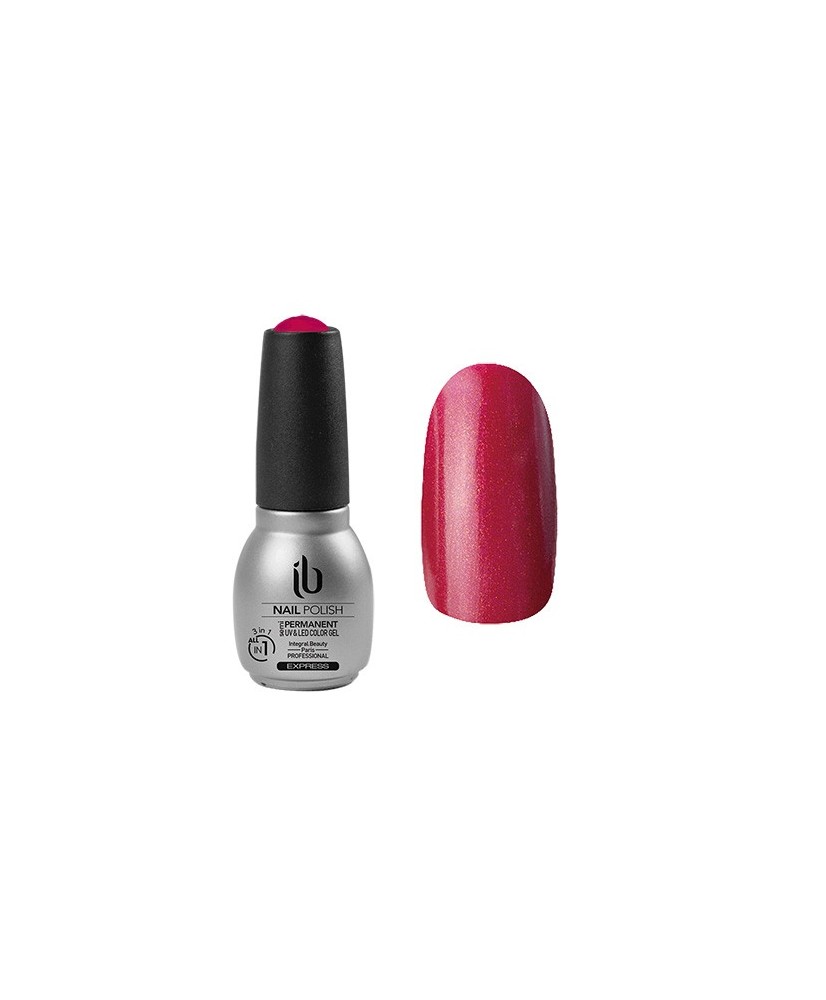 Gel/Vernis All-In-1 (14ml) Color Rouge Nacré - IB