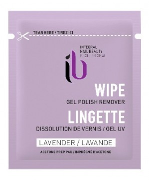 Dissolvant GEL-LACK x10  lingetteS 5x5CM IB-NAIL