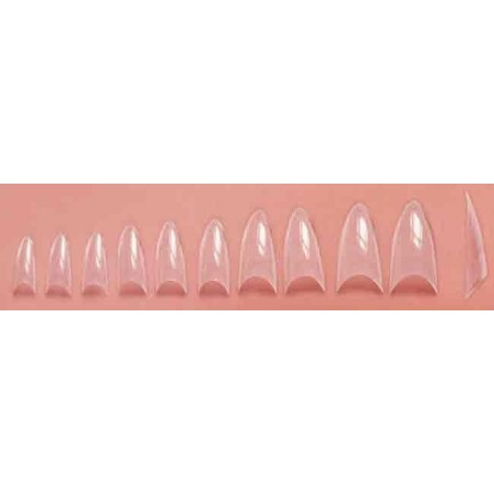 Faux Ongl.Stiletto Boitex100 Assort.Transparent