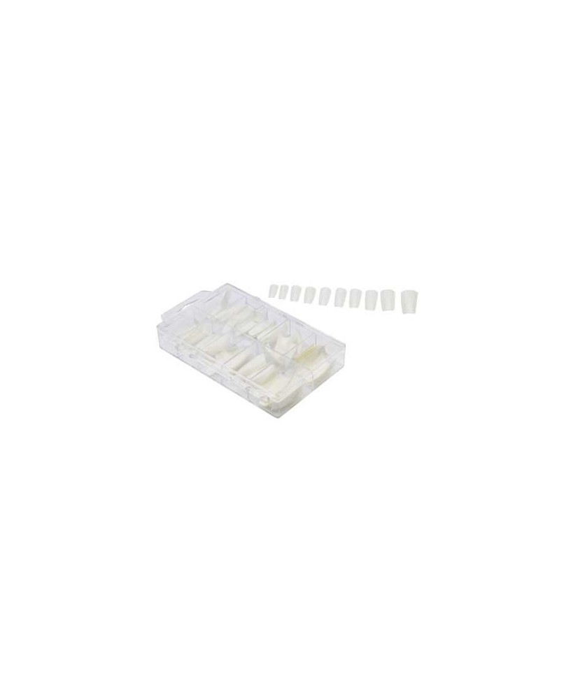 Faux Ongl.Cleopatre Boitex100 Assor.Blanc