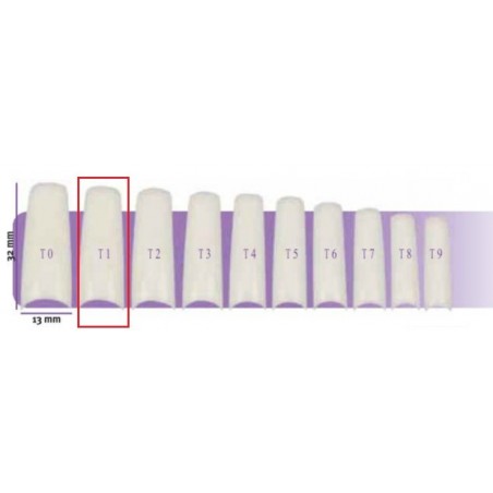 Faux Ongles X50 Capsulpro T1 Aphrodite 12,5X31,0Mm