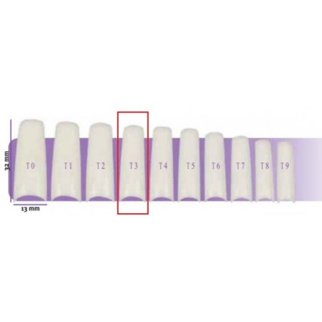 Faux Ongles X50 Capsulpro T3 Aphrodite 11,0X30,0Mm