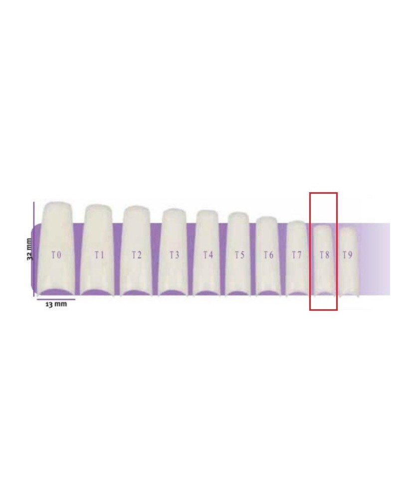 Faux Ongles X50 Capsulpro T8 Aphrodite 8,5X27,0Mm