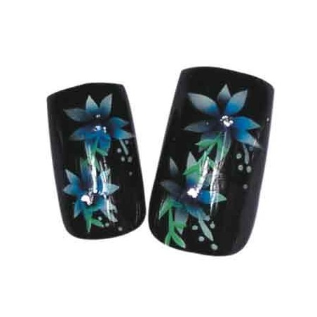 Faux Ongles X24 Orkis Noire - SINA