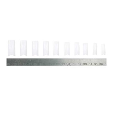 Faux Ongles Sacx100 Assortis Ceres Blanc - SINA