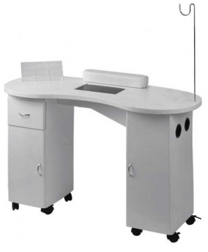 TABLE MANUC-ASPI ANTONA BLANCHE 120x45x78cm