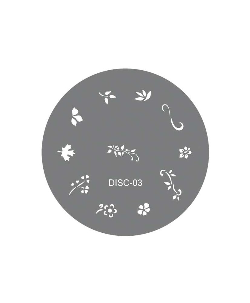 Stamp Tamponage Pochoir Disc-03 - SINA