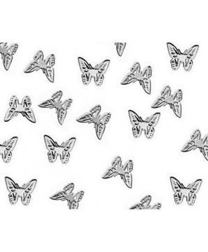 Décor Ongles Papillon Silver Mnds-24 - SINA