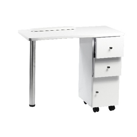 Table Manuc ECO-LAQ  Blanche  98x48x75 cm